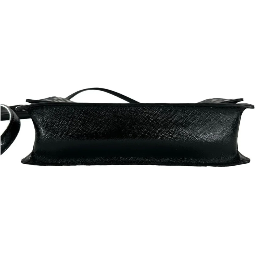 Kate Spade Cameron Soiree Dot Black/Navy Leather Convertible Crossbody Bag